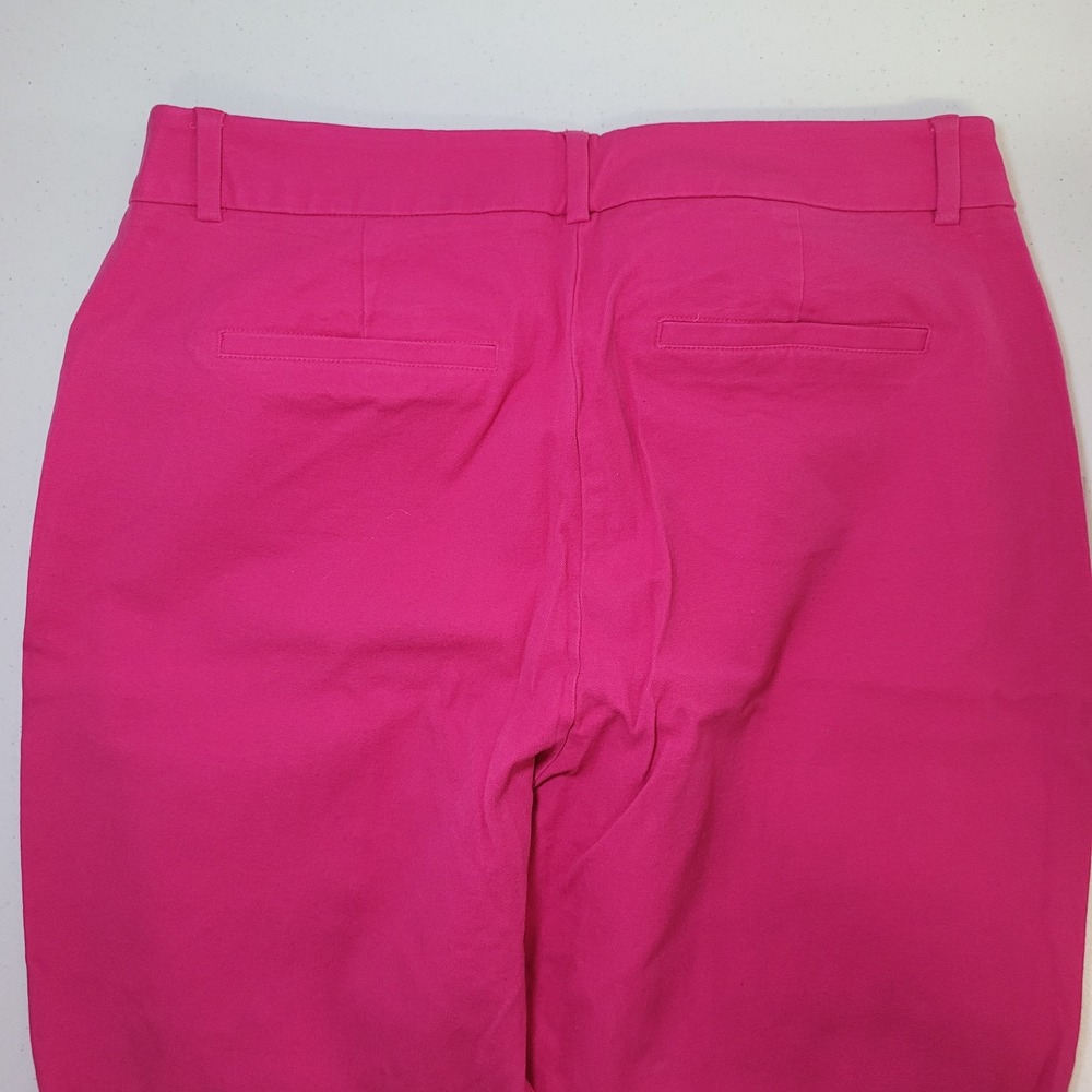 Maurices Womens Pink Cotton Spandex Ankle Skinny Pants Size 11 12 Regular - Picture 4 of 8